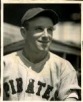 1937 Lee Handley Pittsburgh Pirates "The Sporting News Collection Archives" Original Photo (Sporting News Collection Hologram/MEARS Photo LOA)
