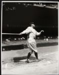 1920s Babe Ruth New York Yankees "TSN Archives" Charles Conlon Original 11" x 14" Print Hand Developed from Glass Plate Negative (MEARS LOA) Rare
