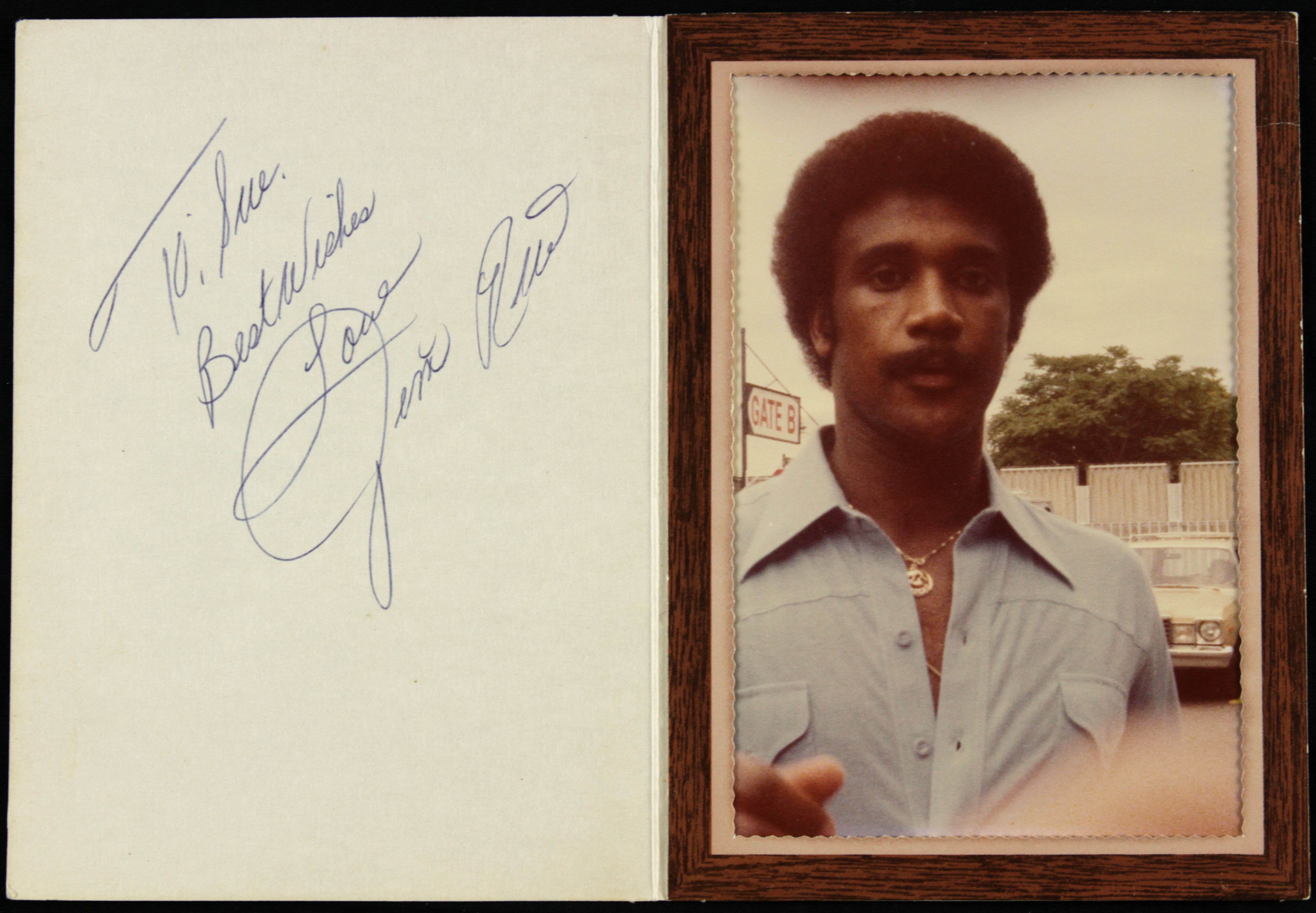 Jim Rice Bsa Lot Detail - 1970s Jim Rice Boston Red Sox Vintage Signed Photo ...