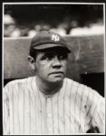 1920s Babe Ruth New York Yankees "TSN Archives" Charles Conlon Original 11" x 14" Print Hand Developed from Glass Plate Negative (MEARS LOA) Rare: Lot #4