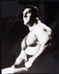 1950s Bruno Sammartino WWF Legend Signed 8 x 10 Photo  - JSA
