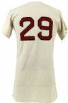 1968 Bill Landis Boston Red Sox Game Worn Flannel Jersey (MEARS A9.5)