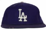 1970s Los Angeles Dodgers Game Worn Cap (MEARS Auction LOA)