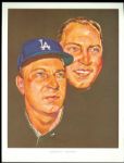 1964 Union Oil Dodgers Premium Pictures Near Set (17/18)