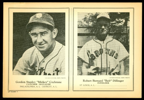 1946-49 Sports Exchange All-Star Picture File Collection (10)