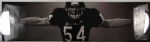 Brian Urlacher Chicago Bears Signed 19.5" x 72" Poster - MEARS LOA