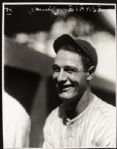1920s Lou Gehrig New York Yankees "TSN Archives" Charles Conlon Original 11" x 14" Print Hand Developed from Glass Plate Negative (MEARS LOA) Rare: Lot #3