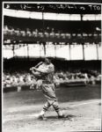 1926-27 Mel Ott New York Giants "TSN Archives" Charles Conlon Original 11" x 14" Print Hand Developed From Glass Plate Negative (MEARS LOA) Rare