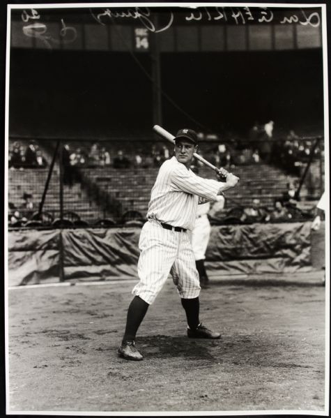 1920s Lou Gehrig New York Yankees "TSN Archives" Charles Conlon Original 11" x 14" Print Hand Developed from Glass Plate Negative (MEARS LOA) Rare: Lot #4