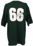 1990s Ray Nitschke Green Bay Packers Signed Shirt - PSA/DNA Certificate & Sticker