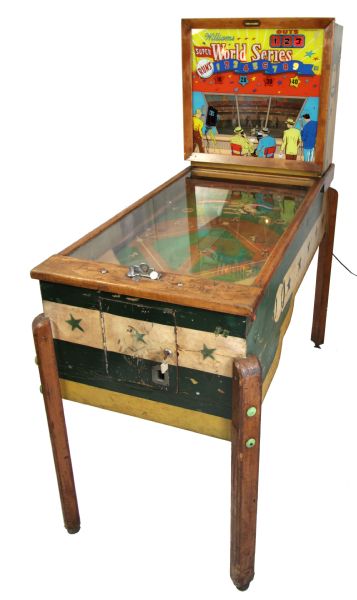 1940s Williams World Series Pinball Machine In Working Order & Still Lights Up