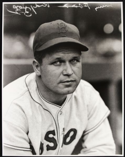 1936-37 Jimmie Foxx Boston Red Sox "TSN Archives" Charles Conlon Original 11" x 14" Print Hand Developed From Glass Plate Negative (MEARS LOA) Rare