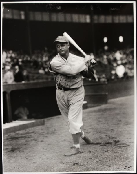 1931-35 Jimmie Foxx Philadelphia Athletics "TSN Archives" Charles Conlon Original 11" x 14" Print Hand Developed From Glass Plate Negative (MEARS LOA) Rare