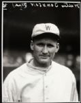 1926-27 Walter Johnson Washington Senators "TSN Archives" Charles Conlon Original 11" x 14" Print Hand Developed From Glass Plate Negative (MEARS LOA) Rare