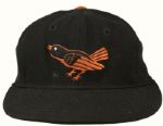 1954-65 Baltimore Orioles Game Worn Cap (MEARS LOA)