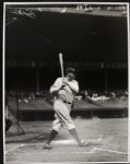 1920-34 Babe Ruth New York Yankees "TSN Archives" Charles Conlon Original 11" x 14" Print Hand Developed From Glass Plate Negative (MEARS LOA) Rare