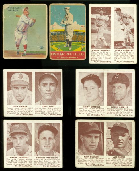 1933-1941 DeLong, Double Play & Goudey Collection (7)