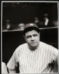 1920-34 Babe Ruth New York Yankees "TSN Archives" Charles Conlon Original 11" x 14" Print Hand Developed From Glass Plate Negative (MEARS LOA) Rare