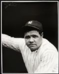 1920-34 Babe Ruth New York Yankees "TSN Archives" Charles Conlon Original 11" x 14" Print Hand Developed From Glass Plate Negative (MEARS LOA) Rare