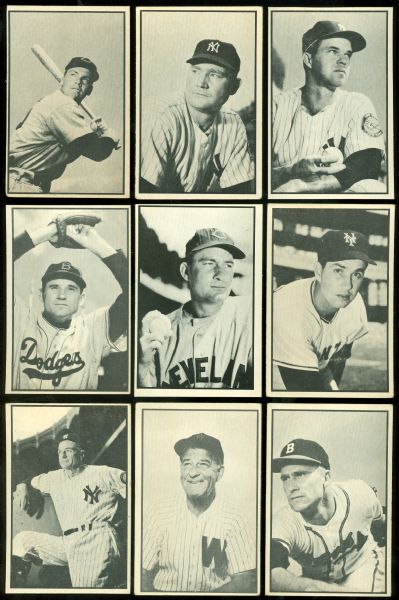 1953 Bowman Black & White Near Set (63/64)