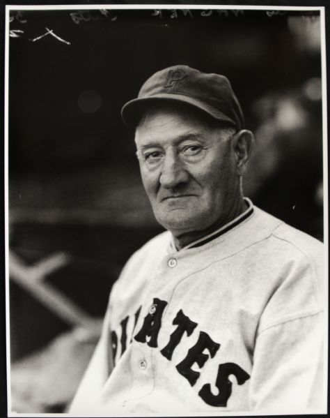 1933-37 Honus Wagner Pittsburgh Pirates "TSN Archives" Charles Conlon Original 11" x 14" Print Hand Developed from Glass Plate Negative (MEARS LOA) Rare: Lot #4