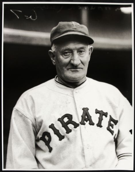 1933-37 Honus Wagner Pittsburgh Pirates "TSN Archives" Charles Conlon Original 11" x 14" Print Hand Developed from Glass Plate Negative (MEARS LOA) Rare: Lot #5