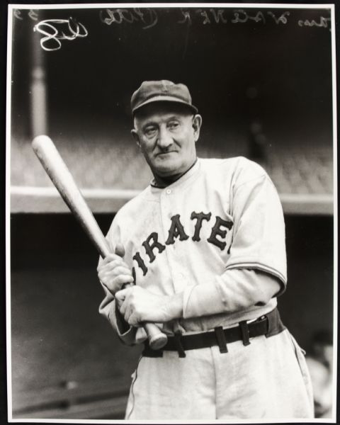 1933 Honus Wagner Pittsburgh Pirates "TSN Archives" Charles Conlon Original 11" x 14" Print Hand Developed from Glass Plate Negative (MEARS LOA) Rare