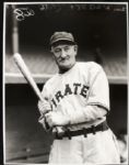 1933 Honus Wagner Pittsburgh Pirates "TSN Archives" Charles Conlon Original 11" x 14" Print Hand Developed from Glass Plate Negative (MEARS LOA) Rare