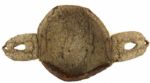 1900-08 circa Youth Model (8 diameter) Flat Top Model Leather Football Helmet w/ 12 ventilation holes