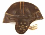 1910-15 Rare Salesman Sample Leather Head Harness Football Helmet (Measures only 4 1/2 tall!!!)