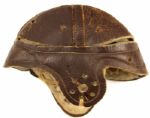 1910-15 Rare Salesman Sample Leather Head Harness Football Helmet (Measures only 4 1/2 tall!!!)