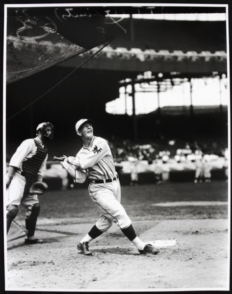 1926-47 Mel Ott New York Giants "TSN Archives" Charles Conlon Original 11" x 14" Print Hand Developed From Glass Plate Negative #9 (MEARS LOA) Rare