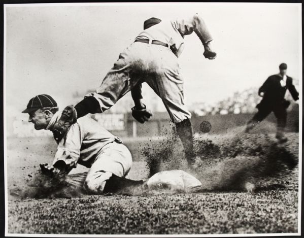 1905-28 Ty Cobb Detroit Tigers "TSN Archives" Charles Conlon Original 11" x 14" Print Hand Developed From Glass Plate Negative #1 (MEARS LOA) Rare