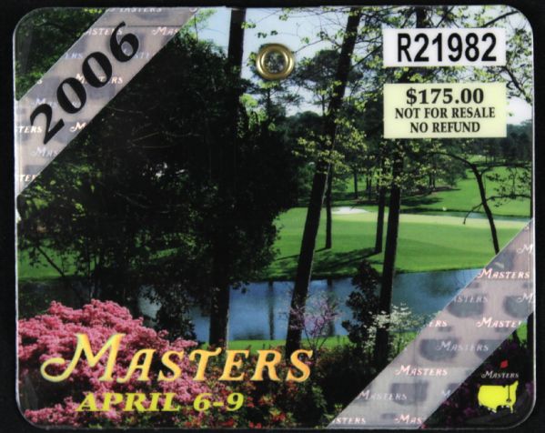 2006 Masters (PGA) Badge