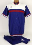 1986-87 Washington Bullets Game Worn Shooting Jacket & Pants Attributed to John Williams (MEARS Auction LOA) 
