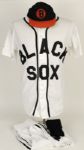 Black Sox Baseball Uniform - Jersey Pants Stirrups & Cap 