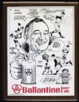 Mel Allen Ballantine Beer Ad - JSA