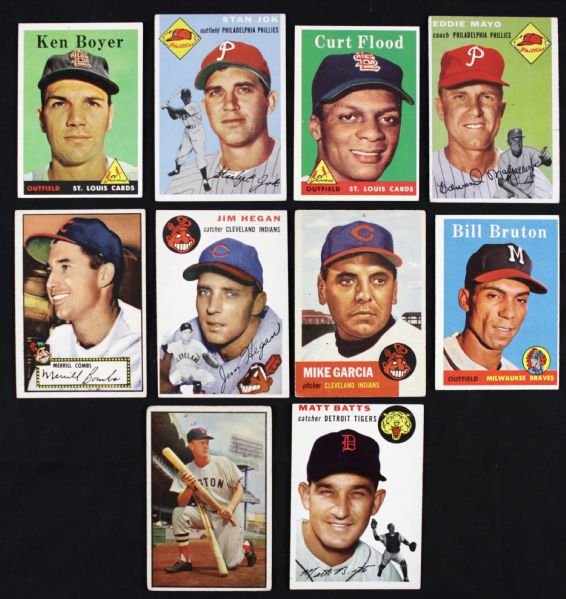1953-59 Topps Card - Lot of 13