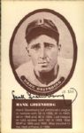 Jewish Sports Stars Signed Collection - 4 Hank Greenberg 2 Red Auerbach 