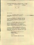 1937-48 Official Letters From Executives - Chicago Cubs Chicago White Sox Olympic Committee - Lot of 18