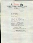 1937-48 Official Letters From Executives - Chicago Cubs Chicago White Sox Olympic Committee - Lot of 18