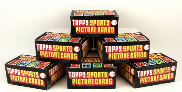 1986 Topps Baseball Rack Pack Box of 24 Packs - Lot of 6