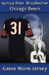 1971-74 Ross Brupbacher Chicago Bears Game Worn Jersey Team Repair (MEARS A10)