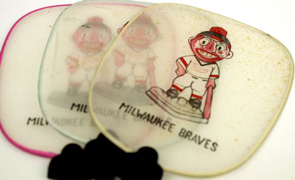 1950s Milwaukee Braves Vintage Fan - Lot of 3