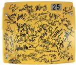 1980s Chicago Bears Soldier Field Signed Stadium Seatback w/ 55 Sigs. Incl. Urlacher, Ditka, Singletary McMahon Bill Wade - JSA 