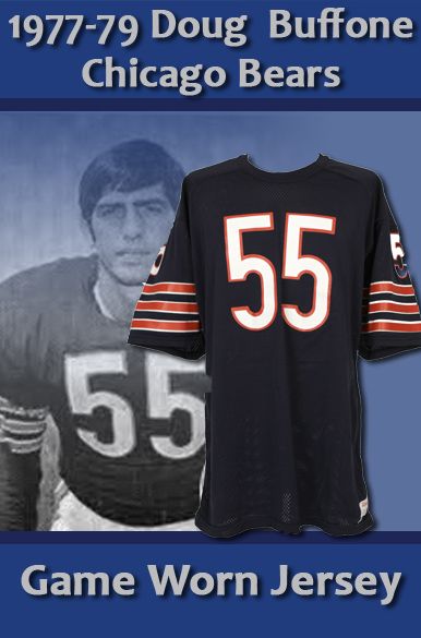 1977-79 Doug Buffone Chicago Bears Game Worn Signed Jersey (MEARS A10 & JSA)