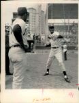 1959-83 Satchel Paige Cleveland Indians Atlanta Braves Kansas City Athletics The Sporting News Collection Archives Original Photos (Sporting News Collection Hologram/MEARS Photo LOA) - Lot of 23