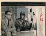 1959-83 Satchel Paige Cleveland Indians Atlanta Braves Kansas City Athletics The Sporting News Collection Archives Original Photos (Sporting News Collection Hologram/MEARS Photo LOA) - Lot of 23