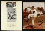 1950s Milwaukee Braves Signed Memorabilia Warren Spahn Eddie Mathews Joe Adock & Others - Lot of 11 - JSA 