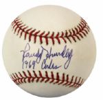 1969 Glenn Beckert Chicago Cubs Single Signed OML (Selig) Baseball "1969 Cubs" - JSA 